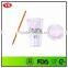 Promotion 16 ounce Clear double wall plastic straw cups with crazy straw