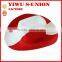 Wholesale cheap felt red white red flag fans lemmy cowboy hat