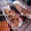 silver Household Aluminium Foil Roll with Dispenser