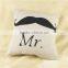 2015 Fashion Novel Moustache And Lip Style Back Cushion