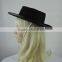 Black cowboy hat formal hat with letter