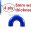 180 degree elbow blue 1 1/8'' 28 mm silicone hose