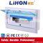 connection plastic box with ABS cover and adjustable din rail