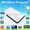 2016 Hot M6 Android mini projector New in the marketing Android Mobile Phone Pocket Projector