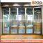 price china door frame exterior aluminum tempered glass bifold folding door