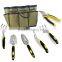 Durable, Heavy Duty Aluminum Alloy with Ergonomic Soft Touch Handles and Tool Bag 7 Piece Garden Tool Set