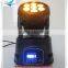 6 in 1 rgbwa uv 7x18w dmx led moving head light mini