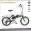 20 inch foldable city e-bike bulit in lithium battery EN15194 approval