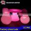 Plastic PE led bar table for nightclub