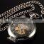 Fashion Men Analog Mechanical Roman Numerals Pocket Watch