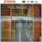 Collapsible steel metal platforms warehouse racking system