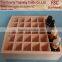 30 bottles storage wooden essential oil tray with 30 compartments