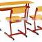 Double Student Desk&Chair,Classroom Furniture