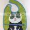 Recycle Waterproof 230T twill polyester Baby Bib
