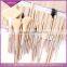 2015 Wholesale cheap price professional natural makeup brush set manufacturer