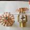 Glass buld fire sprinkler/brass fire sprinkler, pendent 68 degree water sprinker, fire sprinkler system