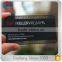 Good qualitity customized etched and filling color matte black metal card