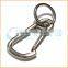 Fashion High Quality silver color aluminum soild carabiner