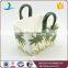 Coconut Tree Ceramic Basket Ware For Kitchen
