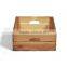 2016 hot sale wholesale factory price Natural Wood Box Fruit Crate Wooden Vegetable Crates / Storage
