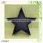 ornament art work home decor black color wooden star