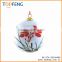 beauty glass christmas painting ball/christmas ornament glass ball/inside clear glass ball christmas tree ornament