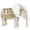 puzzle wood craft elephant table book shelves creative animal furniture