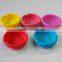 Hot selling promotional gift silkscreen printing round silicone ashtray