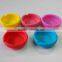 Factory custom promotional gift round silicone ashtray