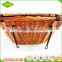 Traditional handmade cheap large bike basket dog carriers wicker bike basket with cover