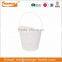 Festival Decorative Chalkboard Printing Metal French Flower Bucket