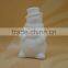 High white ceramic salt and pepper shaker with christmas decoation porcelain