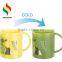 customized design PS plastic 10oz coffee mug with color changing