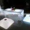 Hot selling modern outdoor furniture plastic led sofas