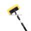 multi-angle car wash brush, water flow through car window brush