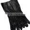 DDSAFETY Rubber Black Industry Gloves White Inside And Black Outside Gloves