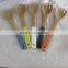 bamboo toothed salad spoon with Paint/FDA/SGS/LFGB