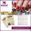 2016 whoiesale korea nails supplies salon fashion metal nail strips