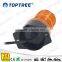 LED Strobe Light Beacon 10-30V 30pcs LEDs Amber Alarm Lamp