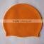 High quality Soft adult funny swim cap printing silicone custom