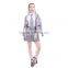 Gray Color Korean School Girls Uniform Pictures With Blazer, Shirt, Skirt and Tie