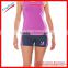 Womens Running Shorts with Contrast Dolphin Hem