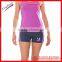 Womens Running Shorts with Contrast Dolphin Hem