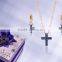 Gold Plated Cross Pendant Set
