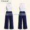 working women sleeveless white blue size cut jumpsuit with back zipper