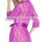 Long Sleeve Sexy Mesh Floral Lace Robe Fashion Bathrobe With Scalloped Trim