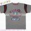 New organic design summer customized boys printing cotton tshirt