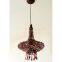 droplight 1 Light Classical Droplight Restoring Ancient Ways Antique Brass Spray Lacquer Glass Metal