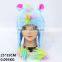 Hot sale japan designs unicorn anime cute colorful plush hat