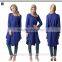 cotton blend muslim long shirt dress/jnj muslim Arabian abaya kaftan women shirt/ islamic muslim women dress